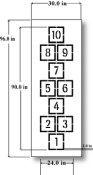 Hopscotch Stencil 24" x 90"