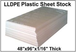 LLDPE Plastic Full Sheet, 48" x 96"