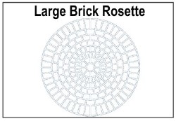Brick Rosette Stencil
Concrete Stencil
Driveway Stencil