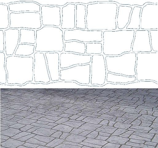 Keystone Stencil
Concrete Stencil
Driveway Stencil