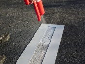 4” wide x 216” long Parking Lot Stencil