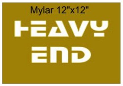 12" x 12" Mylar Heavy End Stencil