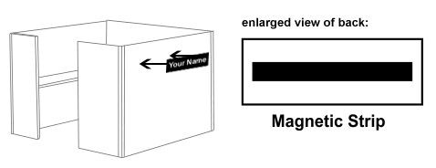 Magnetic Strip Backing