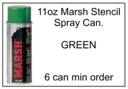 Marsh Green Stencil Spray Ink Can