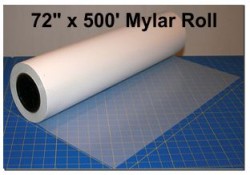 72 inch x 500 feet Mylar Roll