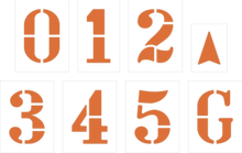 Football Field Number Stenciling Kit