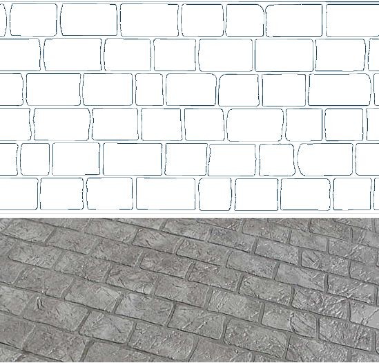 Roman Paver Stencil
Concrete Stencil
Driveway Stencil