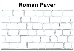 Roman Paver Stencil
Concrete Stencil
Driveway Stencil