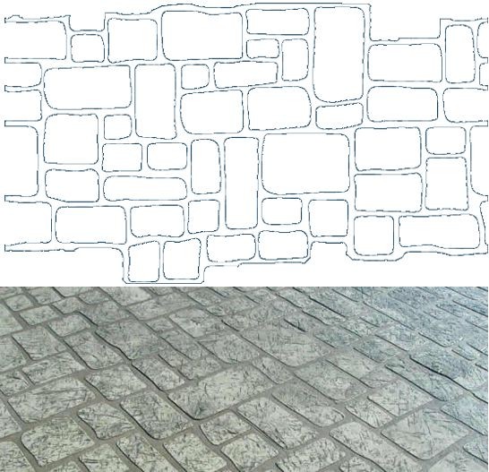 Rustic Ashlar Stencil
Concrete Stencil
Driveway Stencil