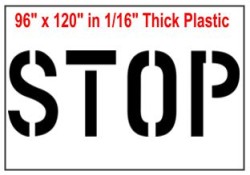 Stop Stencil - 96"