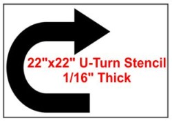 U-Turn Stencil