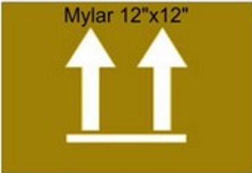 12" x 12" Mylar Up Arrows Stencil