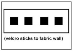 Hook Velcro Backing