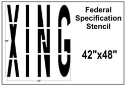 XING Federal Spec Stencil