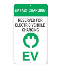 Electric Vehicle Fast Charging Station Sign
