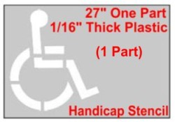 Handicap Stencil
Handicap Stencils