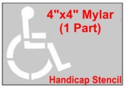 Handicap Stencil