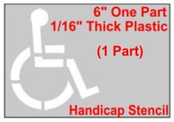 Handicap Stencil