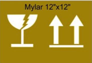12"x12" Mylar Fragile / Up Freight Marking Stencil