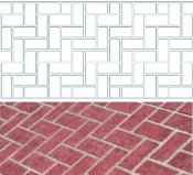 Original Herringbone Stencil Pattern