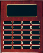 Rosewood Piano Finish Perpetual Plaque