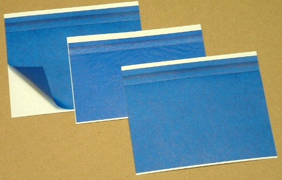 S61211 Sten C Labl, 1-1/4"x3-1/4" K-20 Dark Blue Stencil, 1000/Qty.