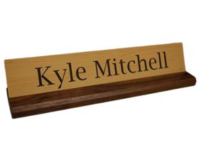 2"X10" Solid Walnut Desk Base With 1/16" Slot