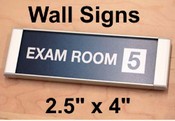 Door & Wall Insert Modular Sign - 2.5"x4"