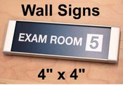 Door & Wall Insert Modular Sign - 4"x4"